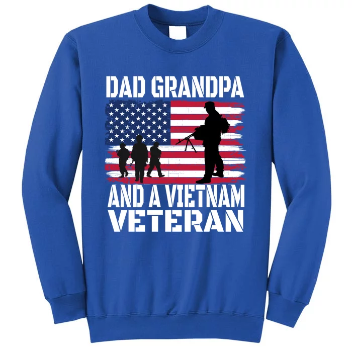 Vietnam Veterans Dad Grandpa Proud Military Vintage Gift Sweatshirt