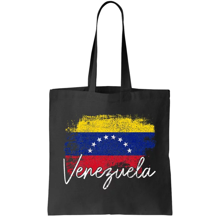 Venezuela Vintage Flag Venezuelan Pride Roots Tote Bag