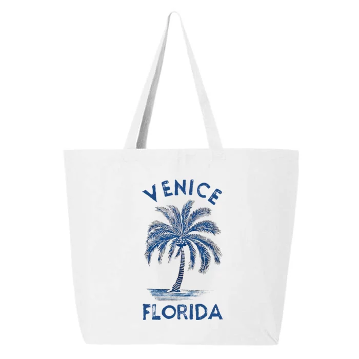 Vintage Venice Florida Palm Tree Fl 25L Jumbo Tote