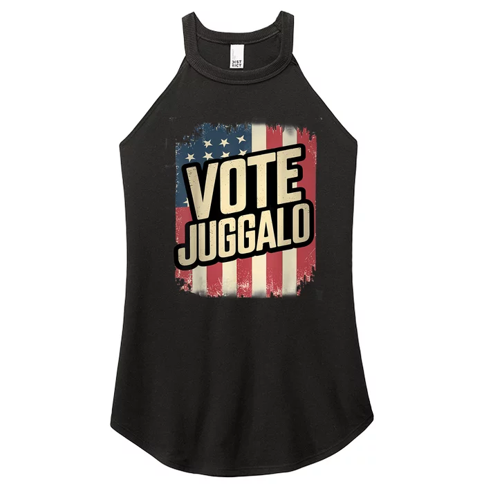 Vote! Vertical Flag Vintage Look Women’s Perfect Tri Rocker Tank