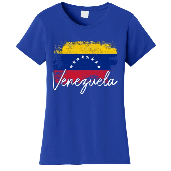 Venezuela Vintage Flag Venezuelan Pride Roots Great Gift Women's T-Shirt