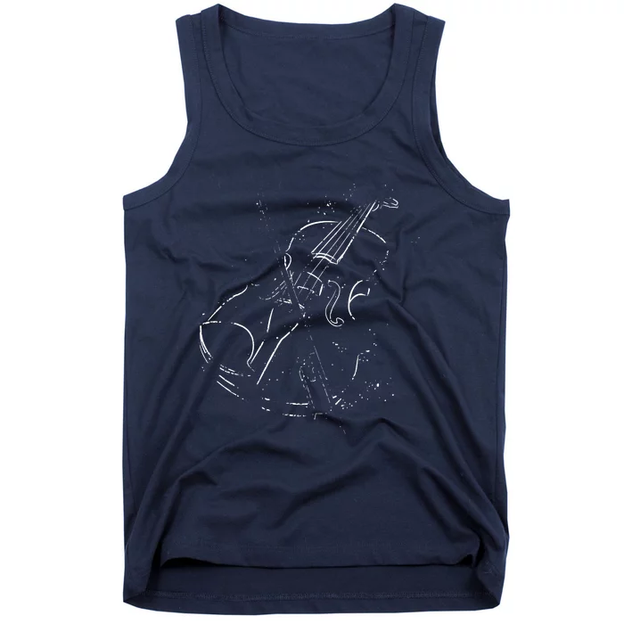 Vintage Violin For Music Lovers Tank Top