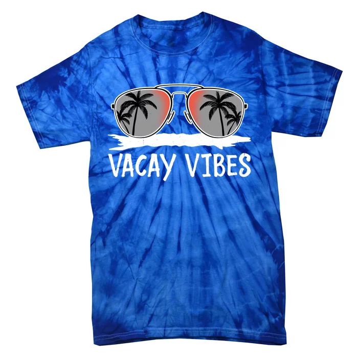 Vacay Vibes Family Summer Cousin Crew Vacation Beach Gift Tie-Dye T-Shirt