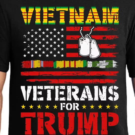 Vietnam Veterans For Trump 2024 Election Pajama Set