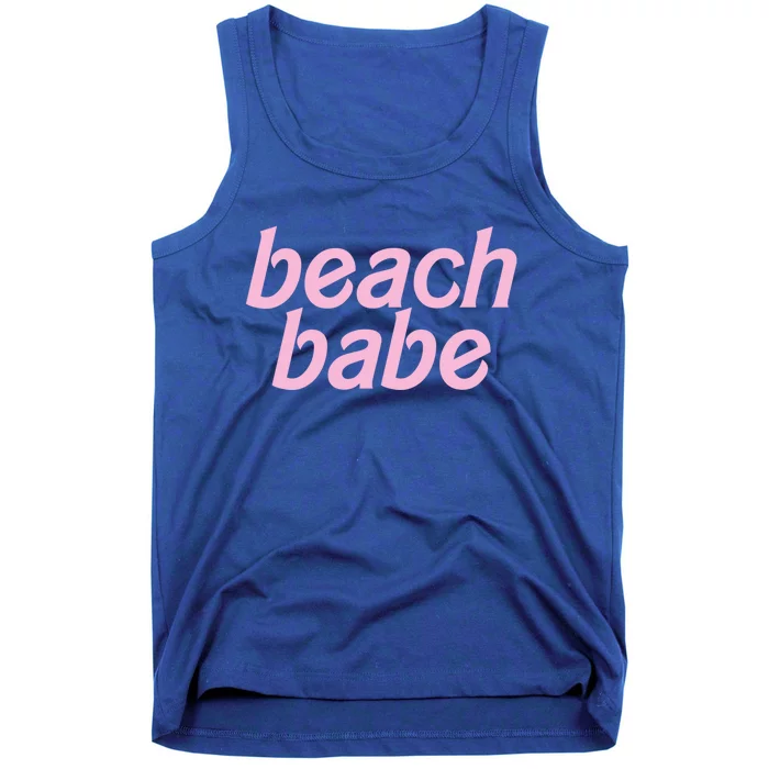 Vacay Vibes Funny Retro 70s Beach Vacation Gift Idea Gift Tank Top