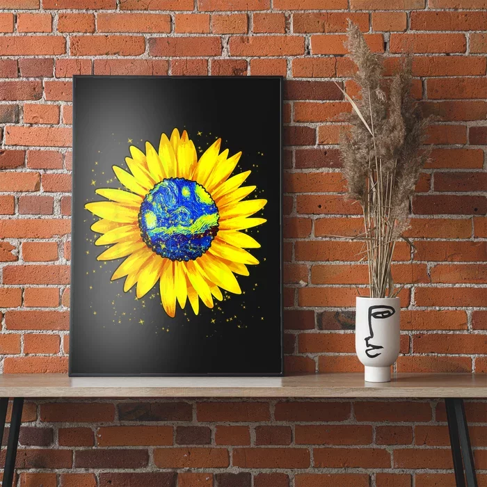 Vincent Van Gogh Starry Night Art Famous Painting Sunflower Poster