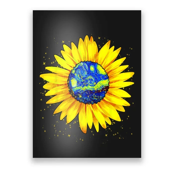 Vincent Van Gogh Starry Night Art Famous Painting Sunflower Poster