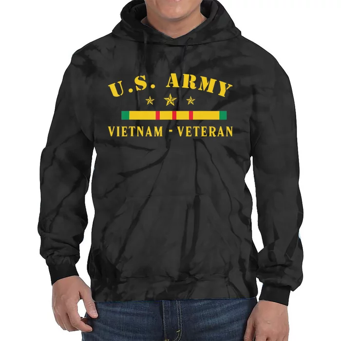 Vietnam Veteran Gift US Army Veteran Day Gift Tie Dye Hoodie