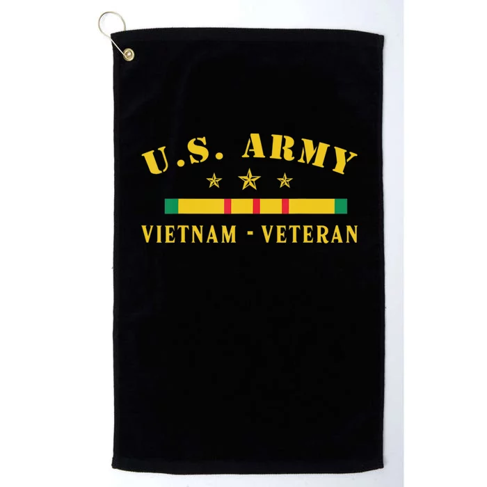 Vietnam Veteran Gift US Army Veteran Day Gift Platinum Collection Golf Towel