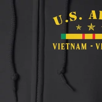 Vietnam Veteran Gift US Army Veteran Day Gift Full Zip Hoodie