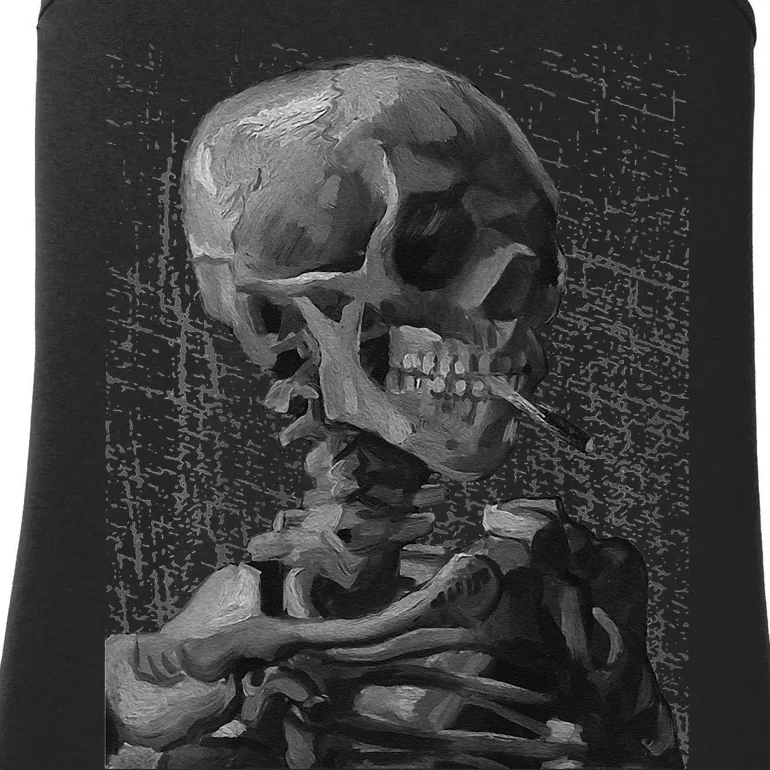 Vincent Van Gogh Skull of a SkeletonVintage Halloween Skull Ladies Essential Tank