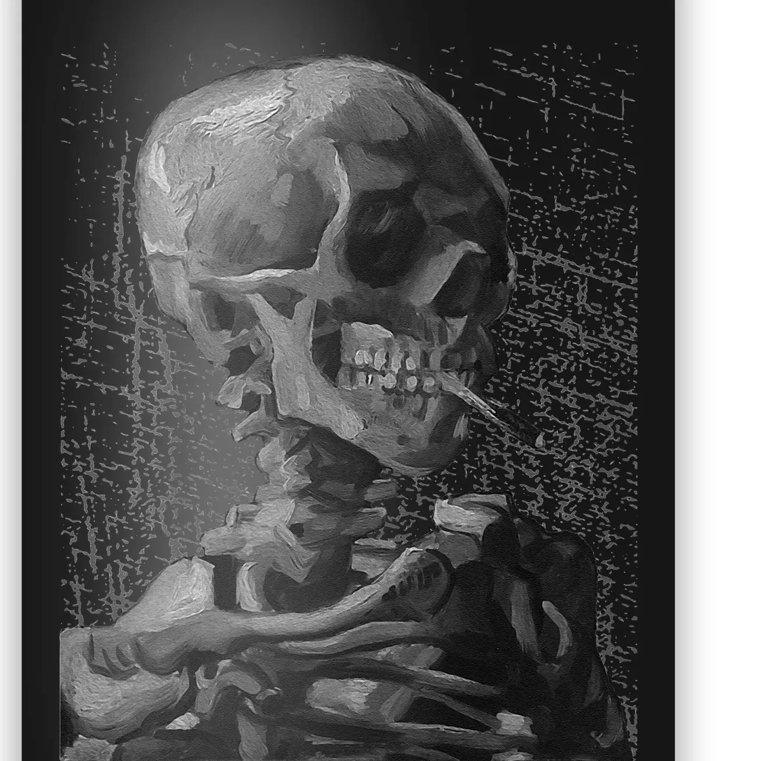 Vincent Van Gogh Skull of a SkeletonVintage Halloween Skull Poster