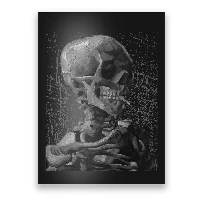 Vincent Van Gogh Skull of a SkeletonVintage Halloween Skull Poster