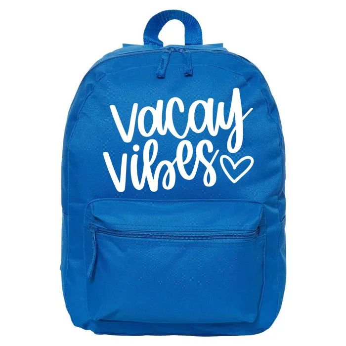 Vacay Vibes Gift Vacation Starts Now Gift 16 in Basic Backpack