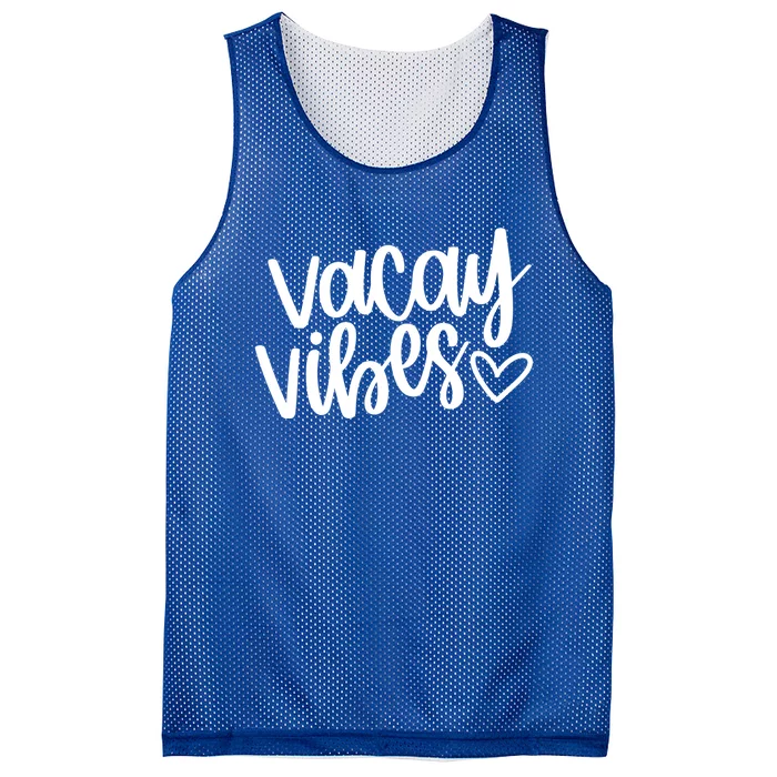 Vacay Vibes Gift Vacation Starts Now Gift Mesh Reversible Basketball Jersey Tank