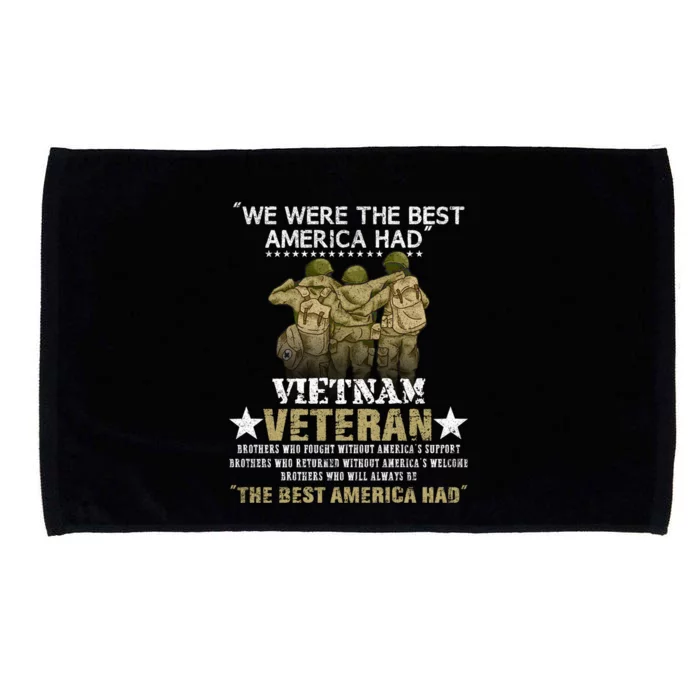 Vietnam Veteran Gift Memorial Day Gift Microfiber Hand Towel