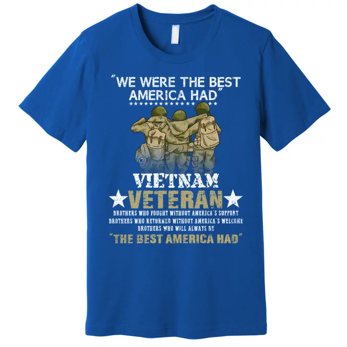 Vietnam Veteran Gift Memorial Day Gift Premium T-Shirt