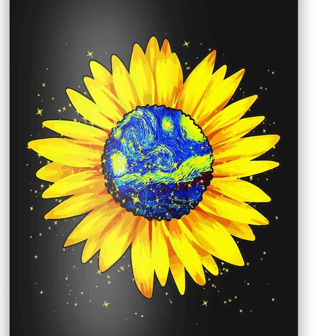 Vincent van Gogh Starry Night Art Famous Painting Sunflower Poster