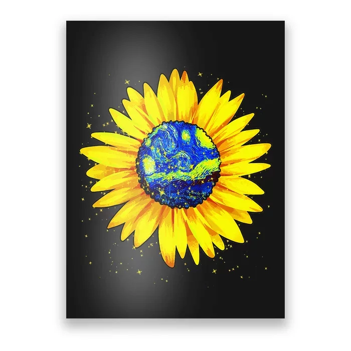 Vincent van Gogh Starry Night Art Famous Painting Sunflower Poster