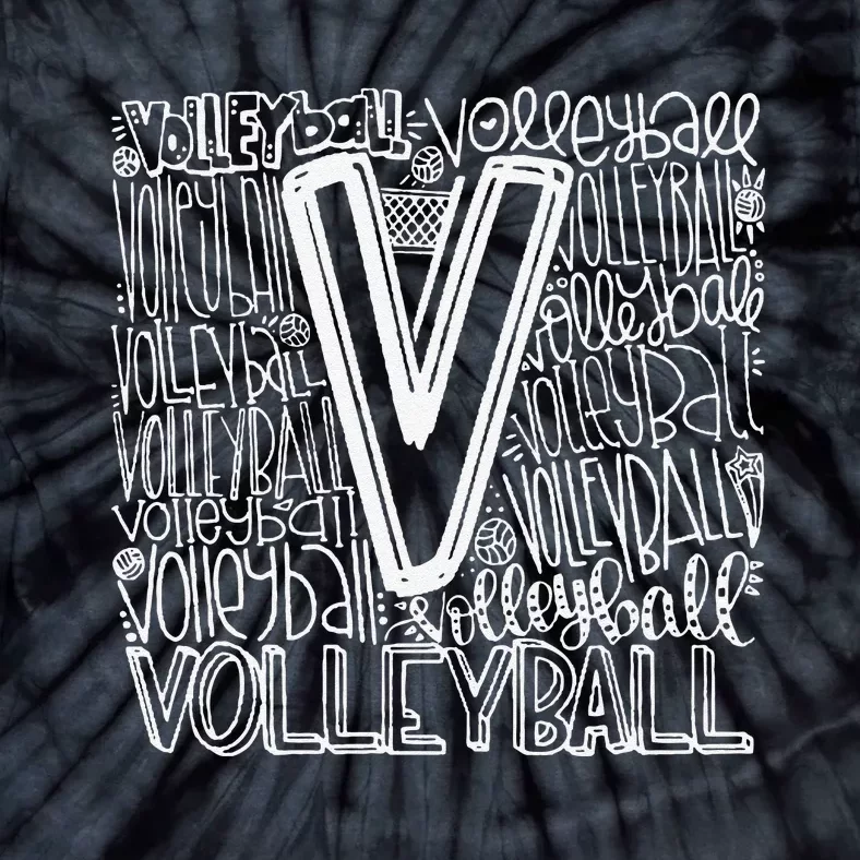 Volleyball Volleyball Gift Volleyball Tie-Dye T-Shirt