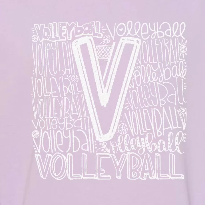 Volleyball Volleyball Gift Volleyball Garment-Dyed Sweatshirt