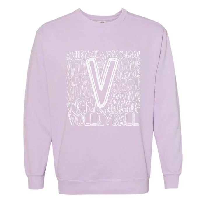 Volleyball Volleyball Gift Volleyball Garment-Dyed Sweatshirt