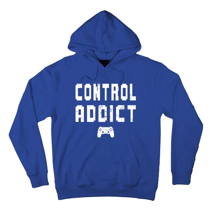 Vintage Video Game Lover Control Addict Gamer Joke Cute Gift Tall Hoodie