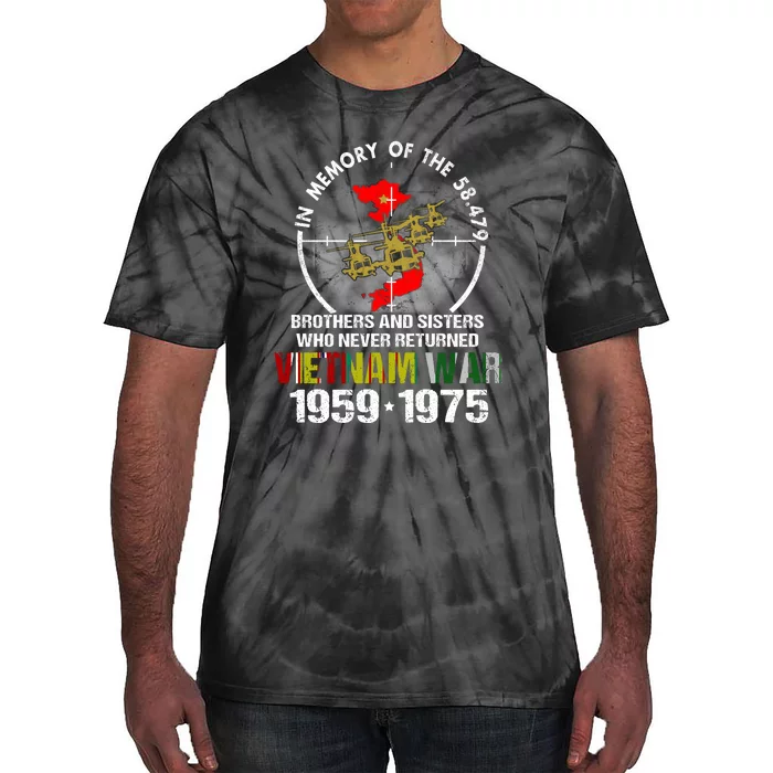 Vietnam Veteran Gift Memory Brothers And Sisters Never Returned Tie-Dye T-Shirt