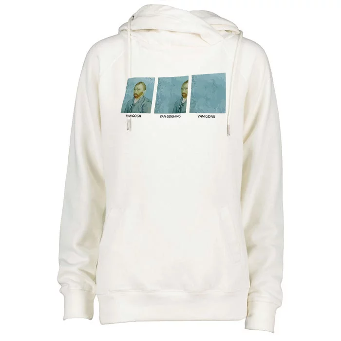 Vincent Van Gogh Womens Funnel Neck Pullover Hood