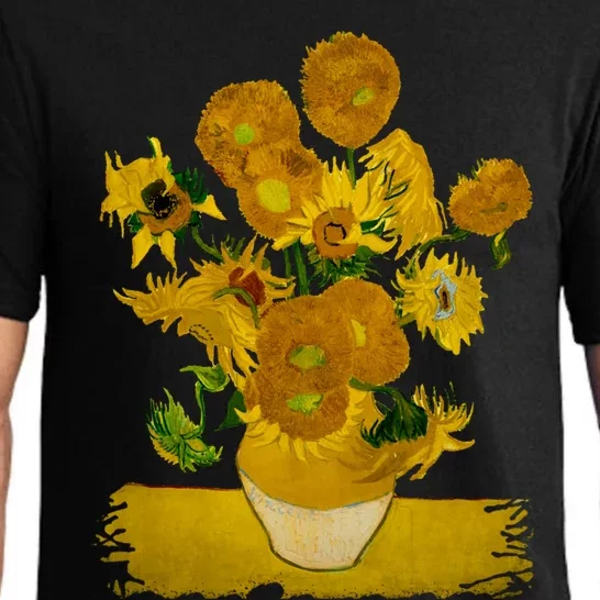 Vincent Van Gogh Sunflowers Cute Gift Pajama Set