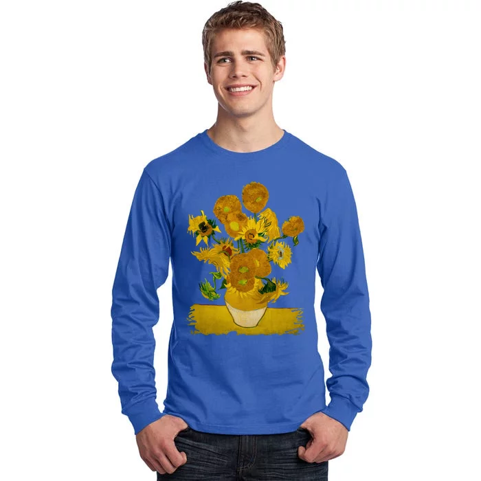 Vincent Van Gogh Sunflowers Cute Gift Tall Long Sleeve T-Shirt