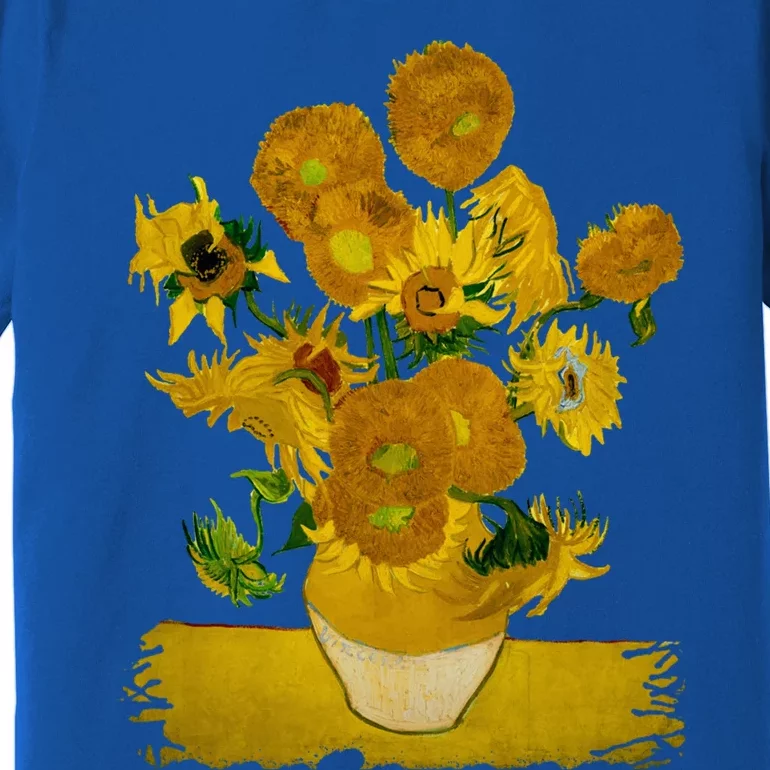 Vincent Van Gogh Sunflowers Cute Gift Premium T-Shirt