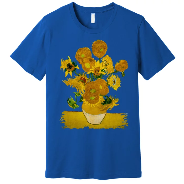 Vincent Van Gogh Sunflowers Cute Gift Premium T-Shirt