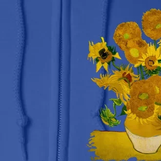 Vincent Van Gogh Sunflowers Cute Gift Full Zip Hoodie