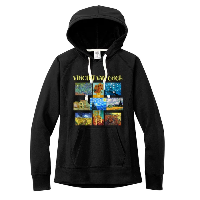 Vincent Van Gogh Masterpiece Art Apparel Women's Fleece Hoodie