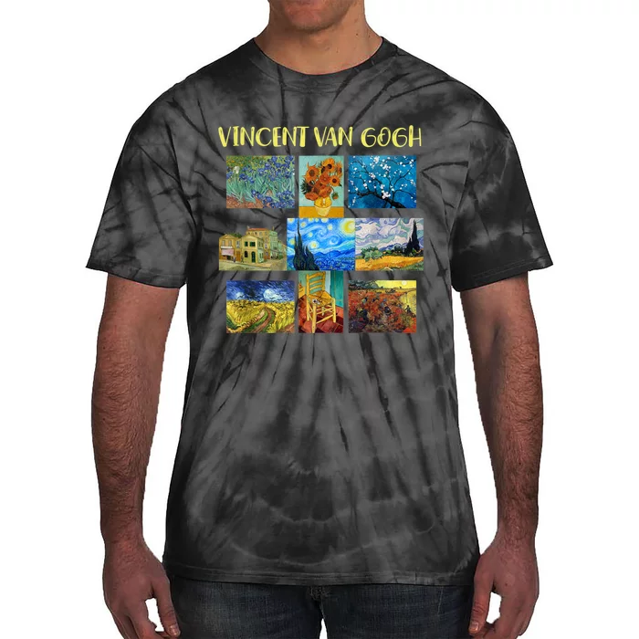 Vincent Van Gogh Masterpiece Art Apparel Tie-Dye T-Shirt