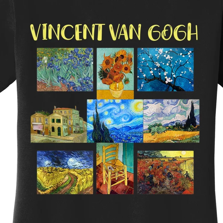 Vincent Van Gogh Masterpiece Art Apparel Women's T-Shirt