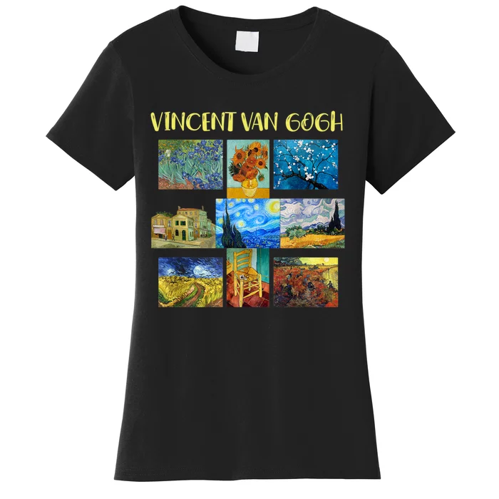 Vincent Van Gogh Masterpiece Art Apparel Women's T-Shirt