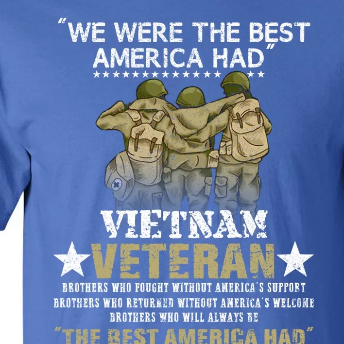 Vietnam Veteran Gift Memorial Day Gift Tall T-Shirt