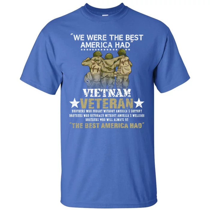 Vietnam Veteran Gift Memorial Day Gift Tall T-Shirt