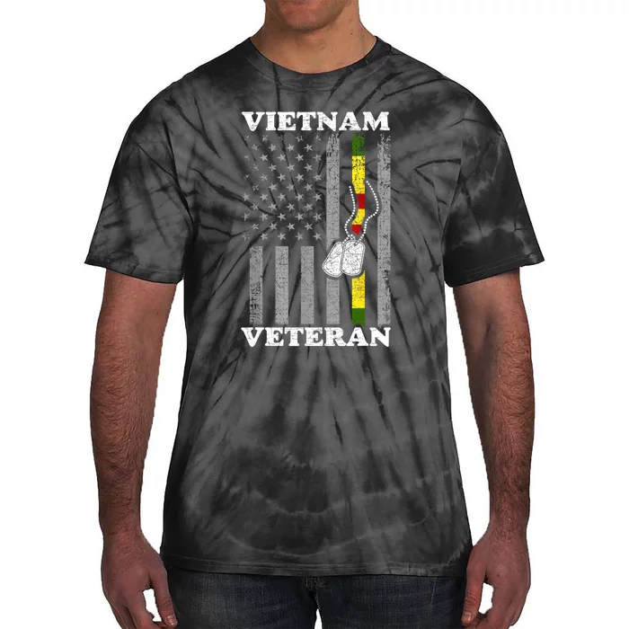 Vietnam Veteran Gift Tie-Dye T-Shirt