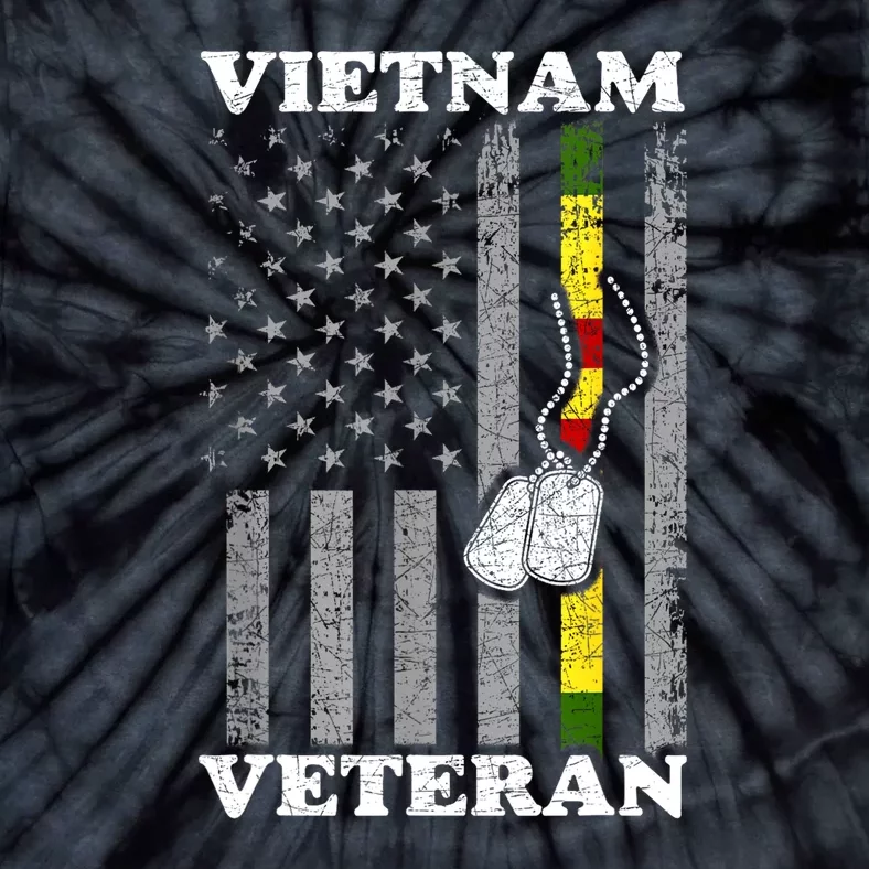 Vietnam Veteran Gift Tie-Dye T-Shirt