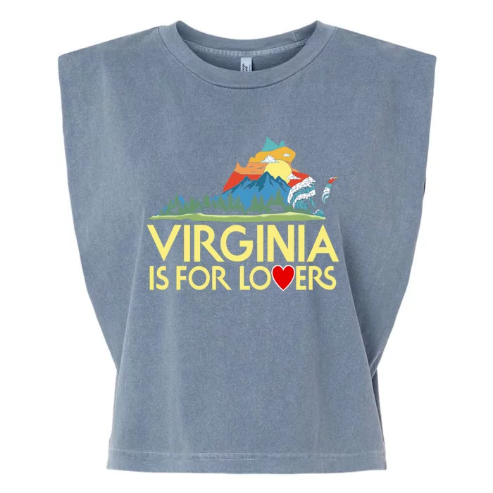 Vintage Virginia Is For The Lovers Garment-Dyed Women's Muscle Tee