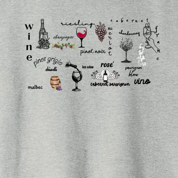 Vino Women's Crop Top Tee