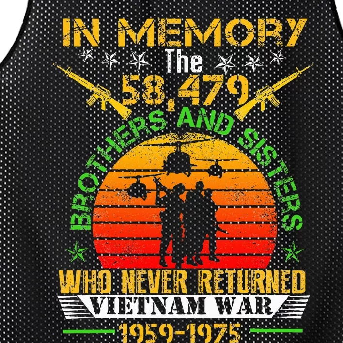 Vietnam Veteran In Memory The War Vietnam Mesh Reversible Basketball Jersey Tank