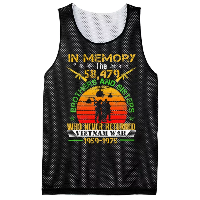 Vietnam Veteran In Memory The War Vietnam Mesh Reversible Basketball Jersey Tank