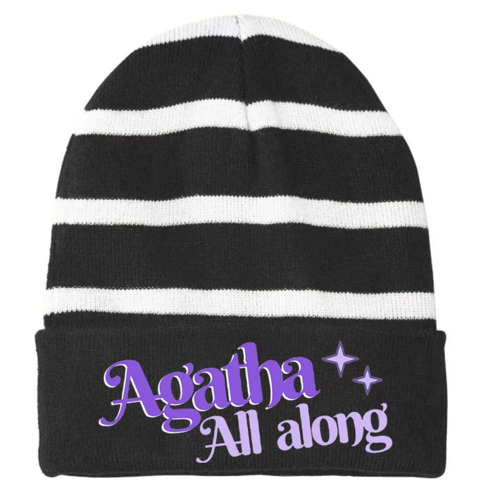 Vision Striped Beanie with Solid Band