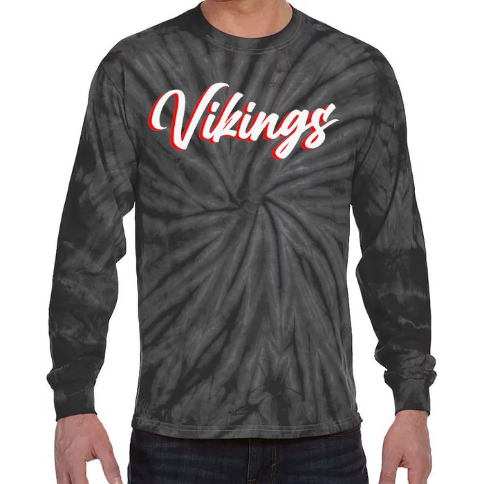 Vikings Tie-Dye Long Sleeve Shirt