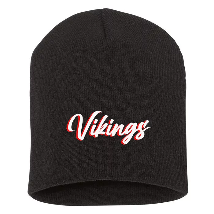 Vikings Short Acrylic Beanie