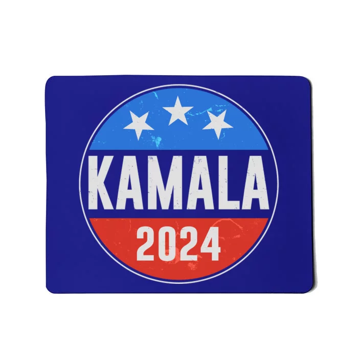 Vintage Vote Kamala 2024 Election Emblem Mousepad